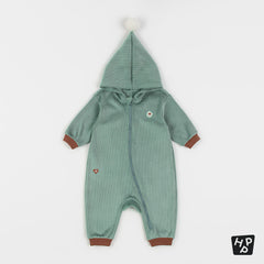 Honeydew double velour coveralls