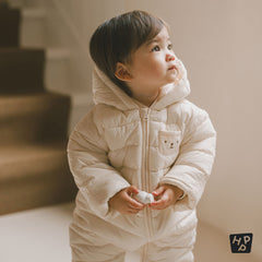 Bearboo vegan baby padded coveralls
