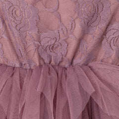Sophie Lace Bodice Tutu Dress - Truffle