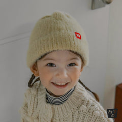 Mink Fluffy Nupy Knit Baby Beanie