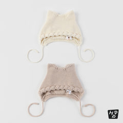 Fla knit baby bonnet