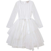 Sally L/S Spot Tutu Dress