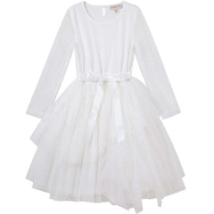 Sally L/S Spot Tutu Dress