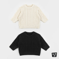 Brahms knit baby sweater