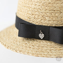 Sopia baby straw cloche hat