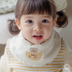 Mir snow baby banana bib