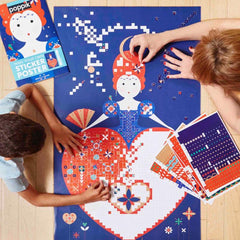 Queen of Heart - Huge Poster (1600 stickers) (6-12 YEARS OLD)