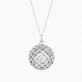 Pregnancy Necklace - "SOURCE" Silver