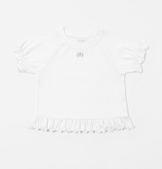 Ayla Eyelet Short-Sleeve T-shirt
