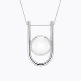 Pregnancy Necklace - "U" collection - Silver