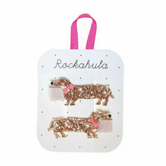 Morris Sausage Dog Hair Clips Set
