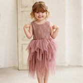 Sophie Lace Bodice Tutu Dress - Truffle