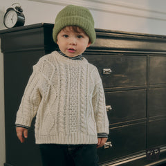 Brahms knit baby sweater