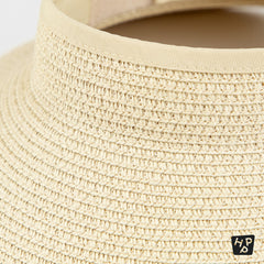 Lanua wide straw sun cap