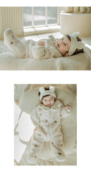 Hola bear baby bib + hairband set