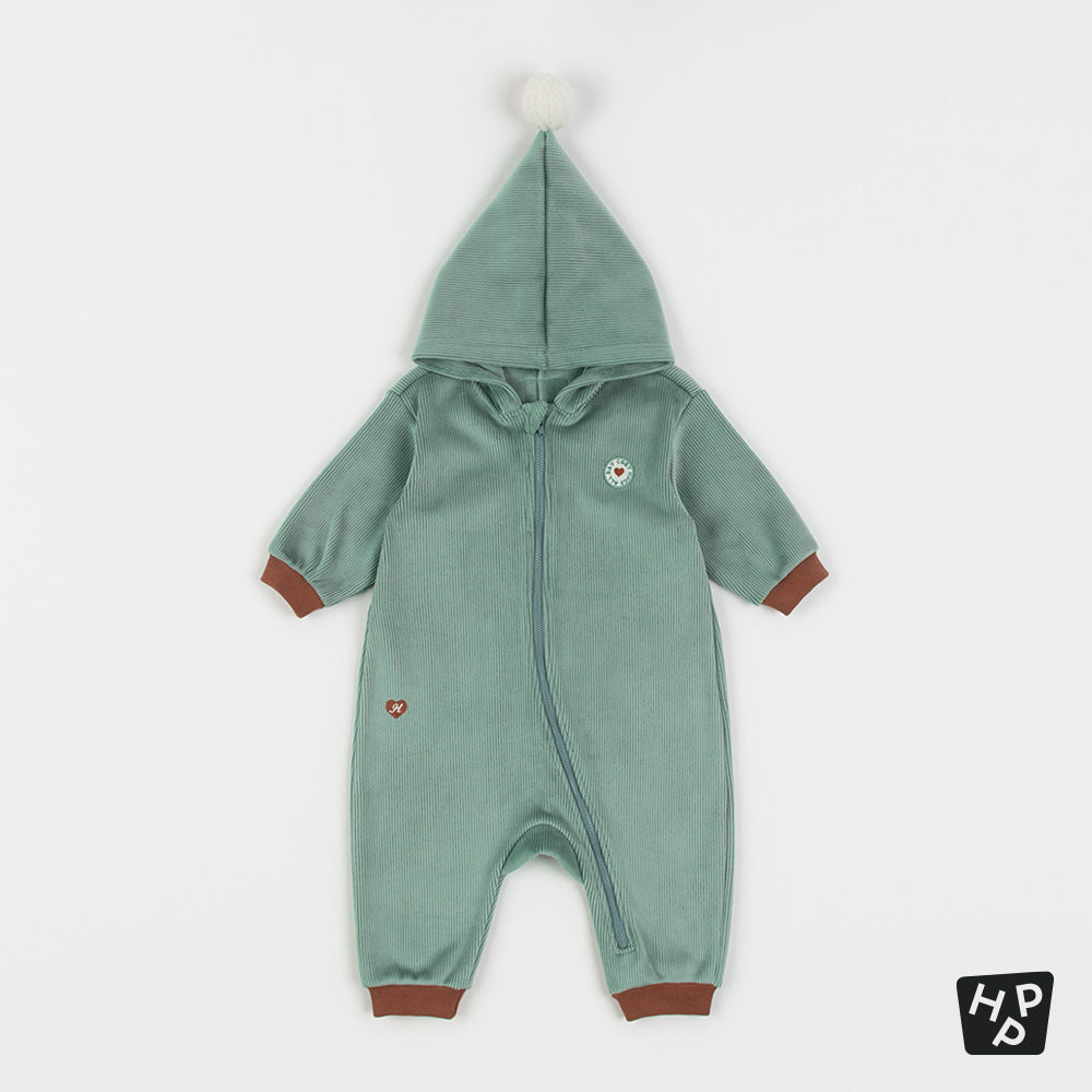 Honeydew double velour coveralls