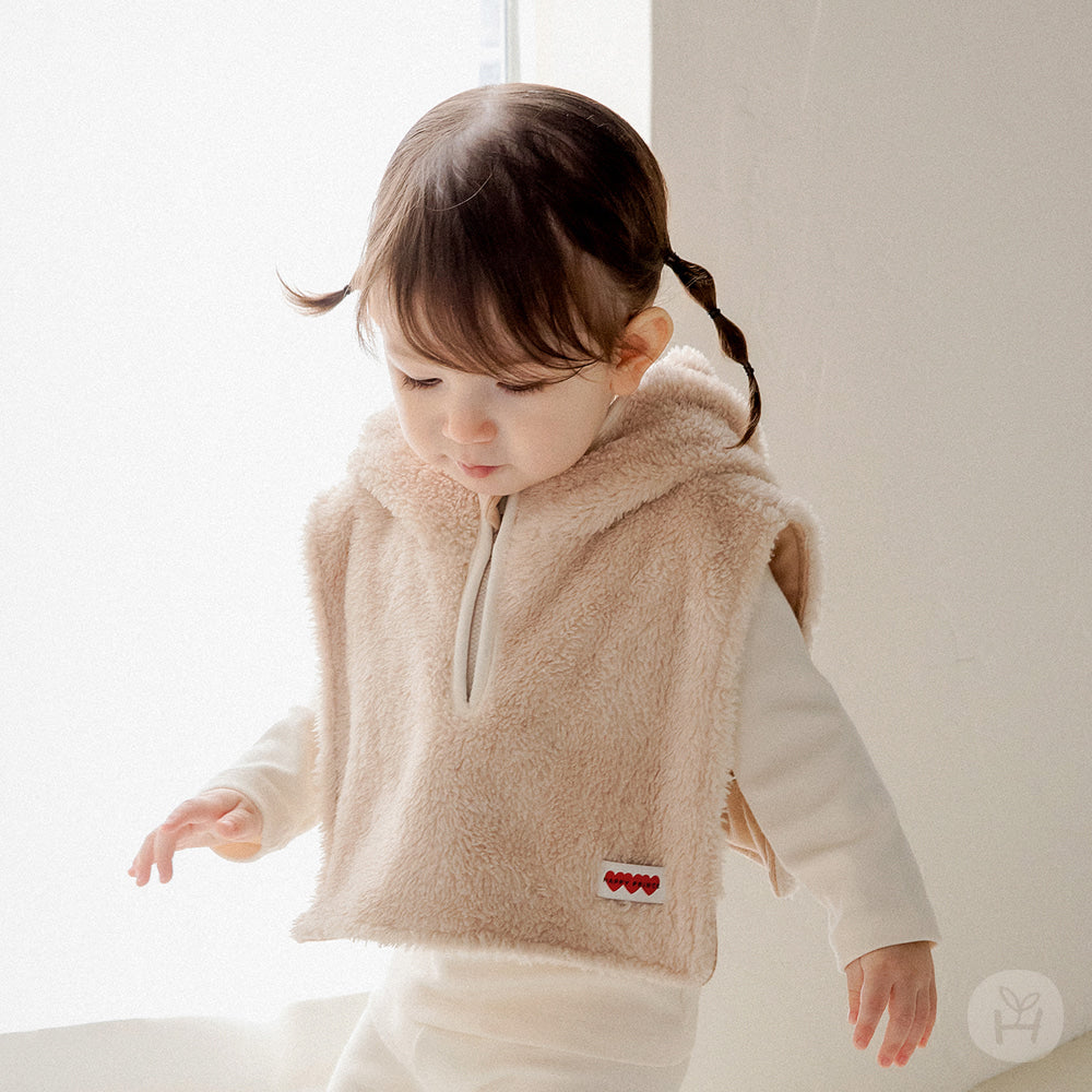 Furry Hooded Baby Neoprene Wear