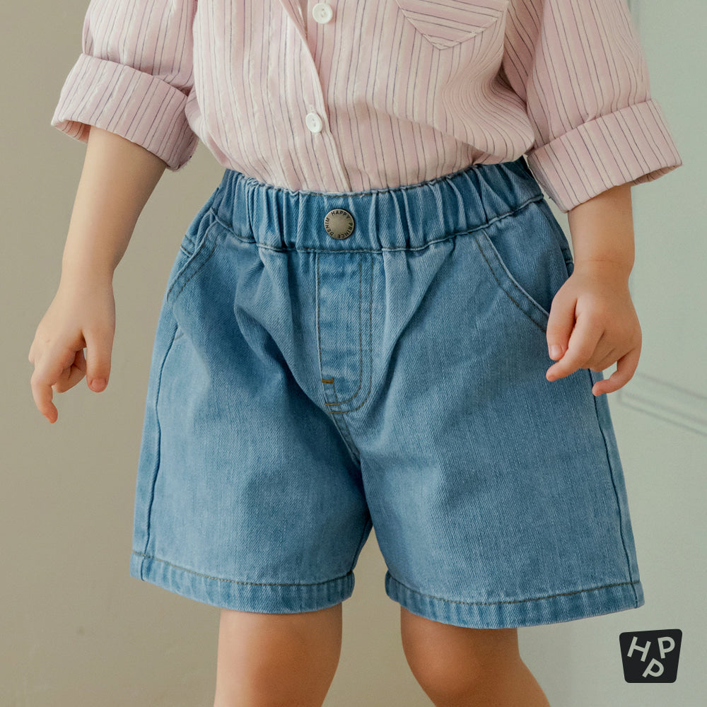 Vito wide denim shorts