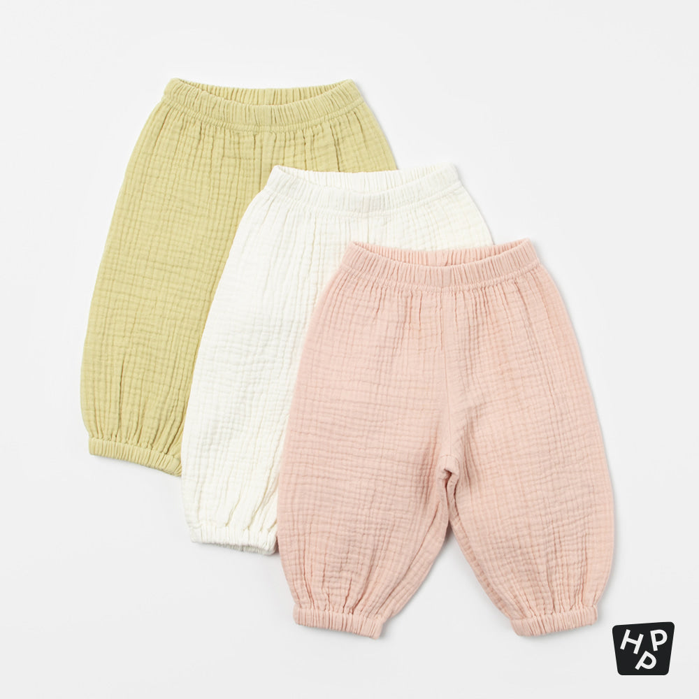 Happy Bebe Cotton Gauze Pants