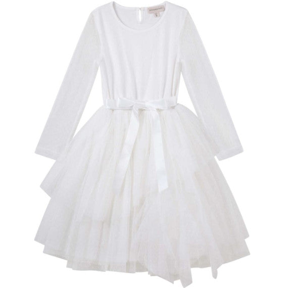 Sally L/S Spot Tutu Dress