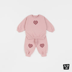 Rosy Heart Fleece Set