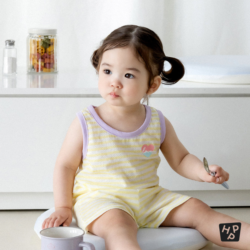 Emile Mesh Baby Sleeveless Loungewear