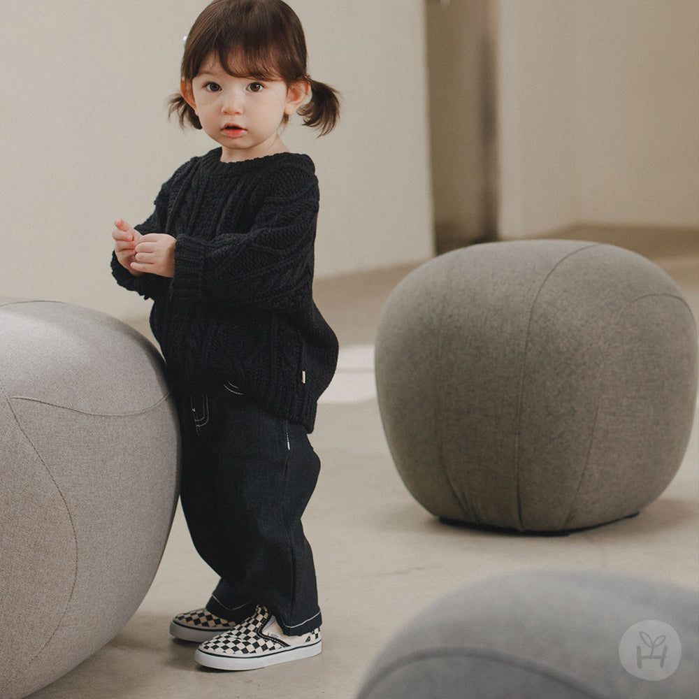Brahms knit baby sweater