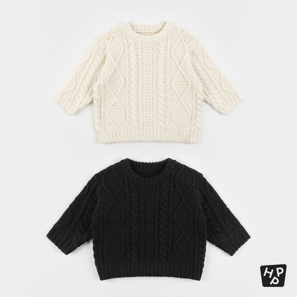 Brahms knit baby sweater