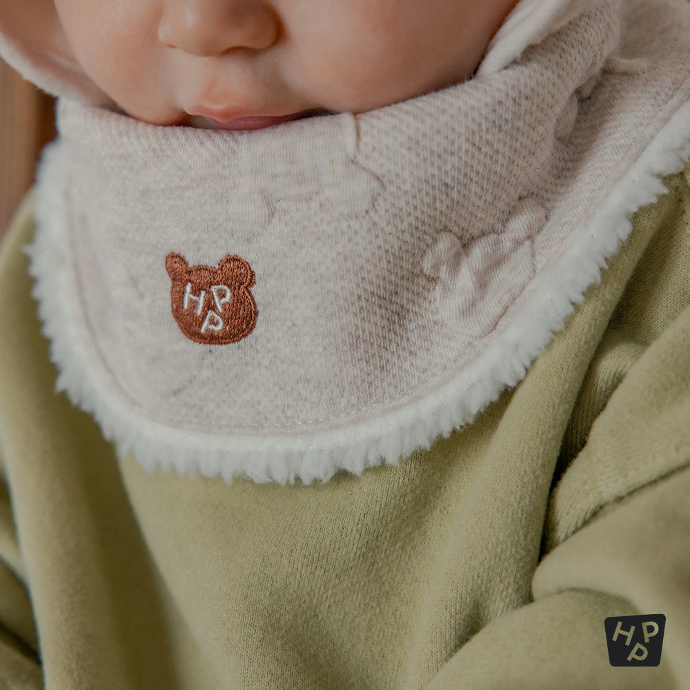 Arty Snow Baby Banana Bib