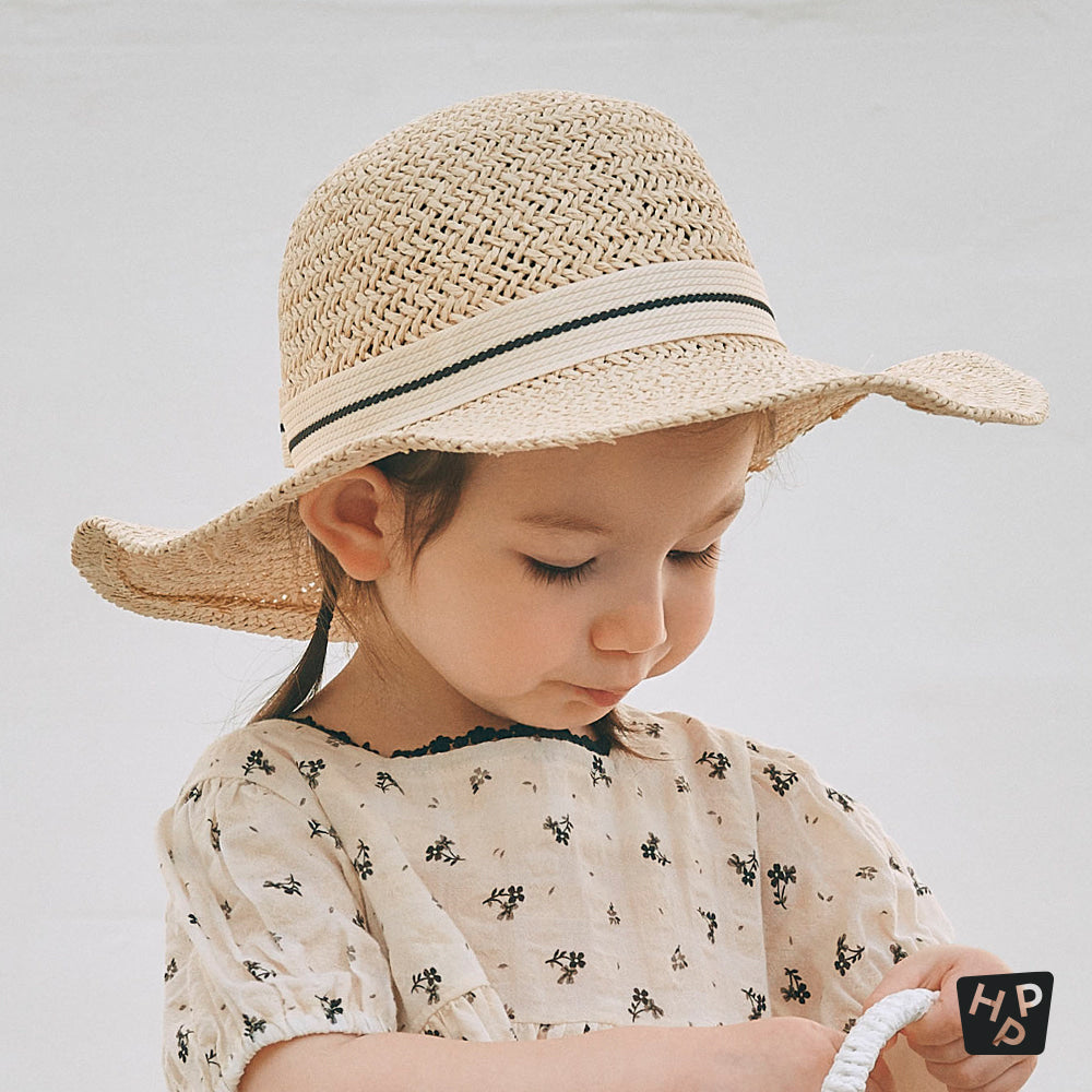 Cerang baby straw sun hat
