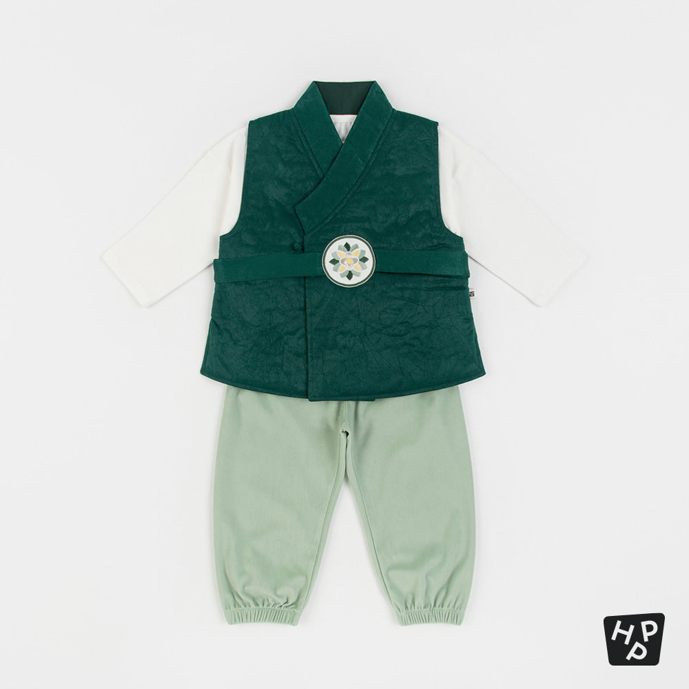 Onyunarae Hanbok Vest Top & Bottom Set (Boy)
