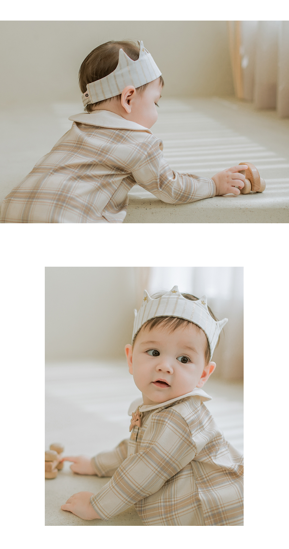 Androw crown baby hairband