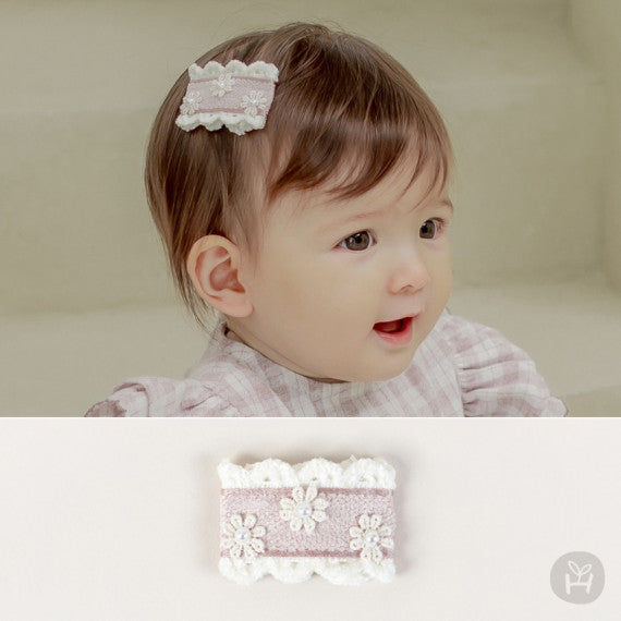 Aurore baby barrettes