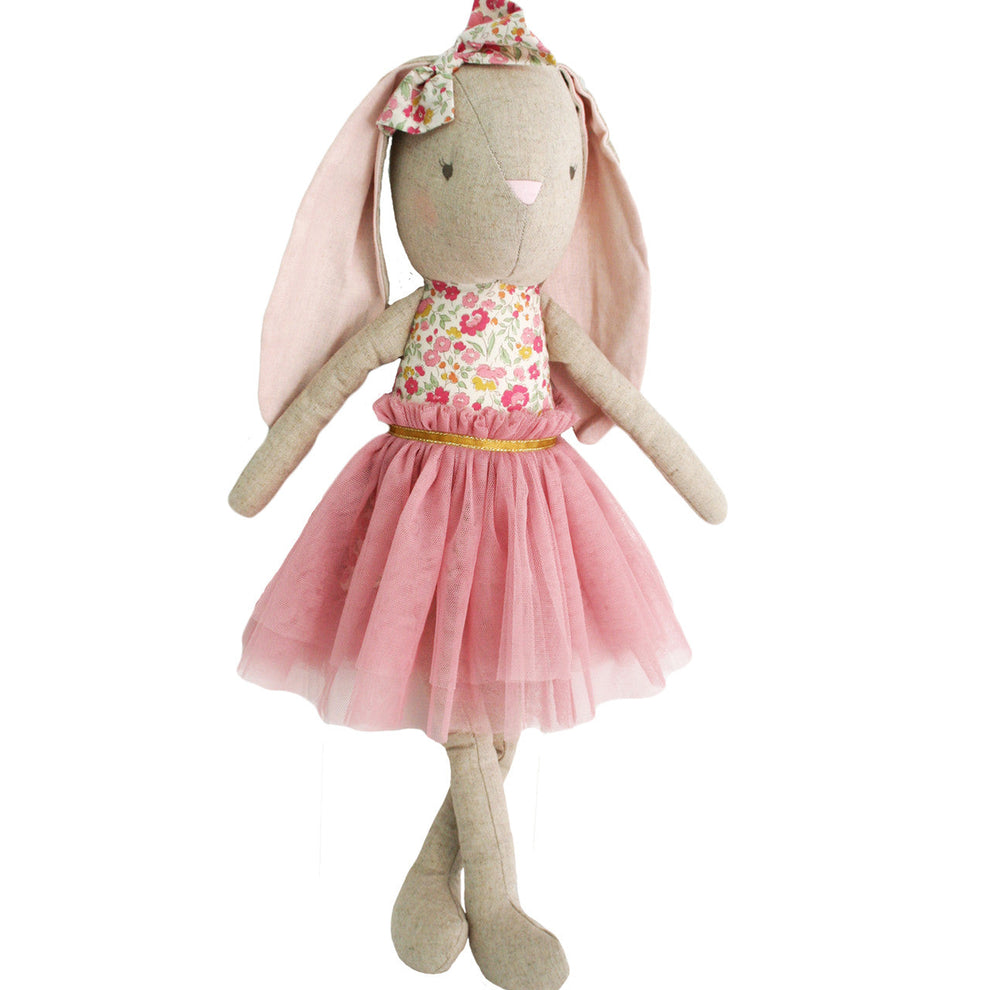 Pearl Cuddle Bunny 55cm Blush