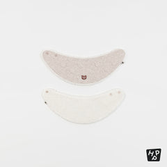 Arty Snow Baby Banana Bib