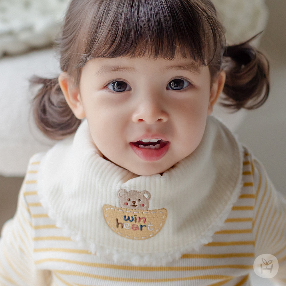Mir snow baby banana bib