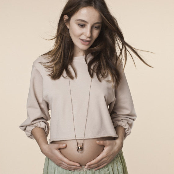 Pregnancy Necklace - "U" collection - Gold