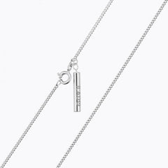 Pregnancy Necklace - "SOURCE" Silver