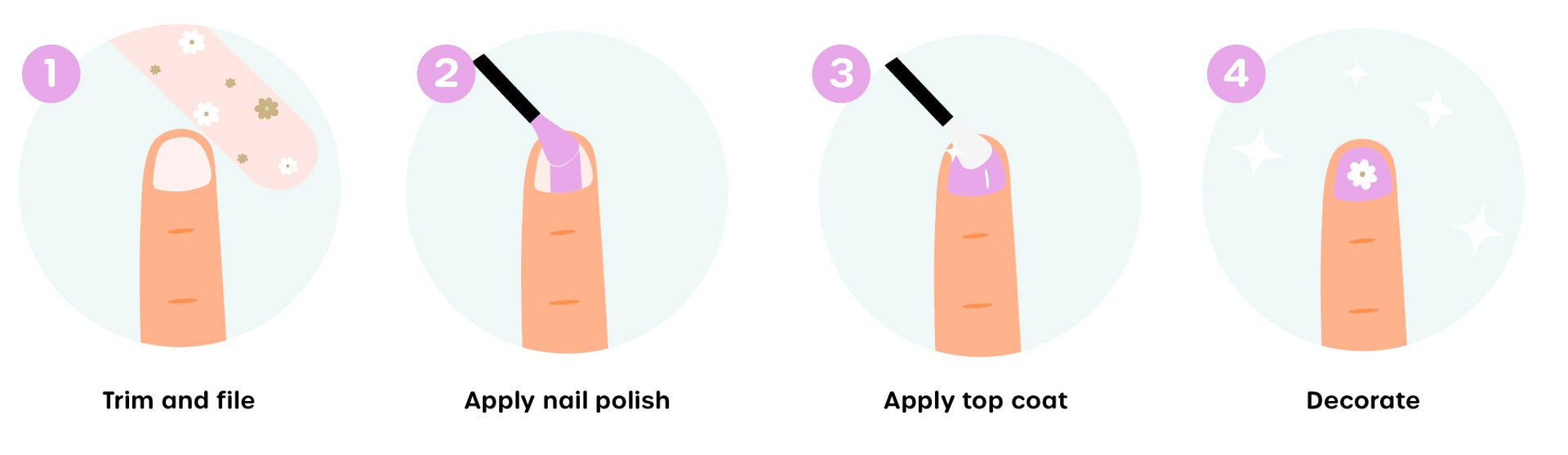 Kids Nail Polish - Cream Blue