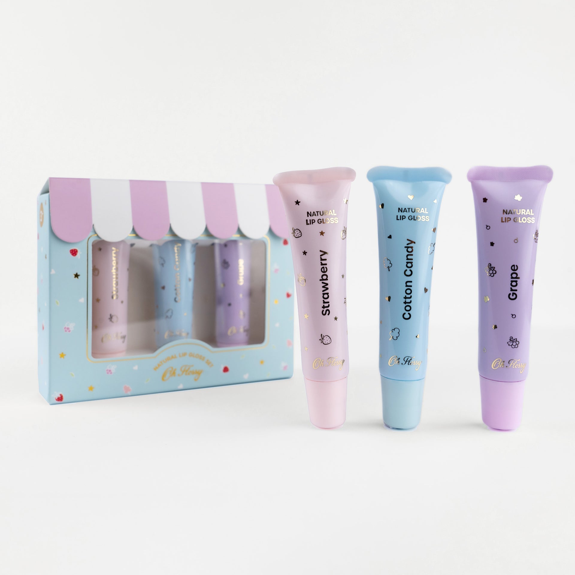 Natural Lip Gloss Set