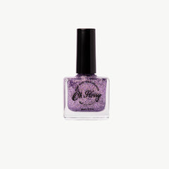 Kids Nail Polish - Purple Glitter