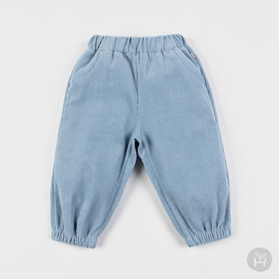 Senon corduroy baby jogger pants
