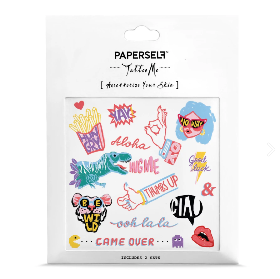Talk Out Loud Temporary Tattoo