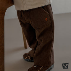 S'more Fleece Lined Corduroy Wide Pants