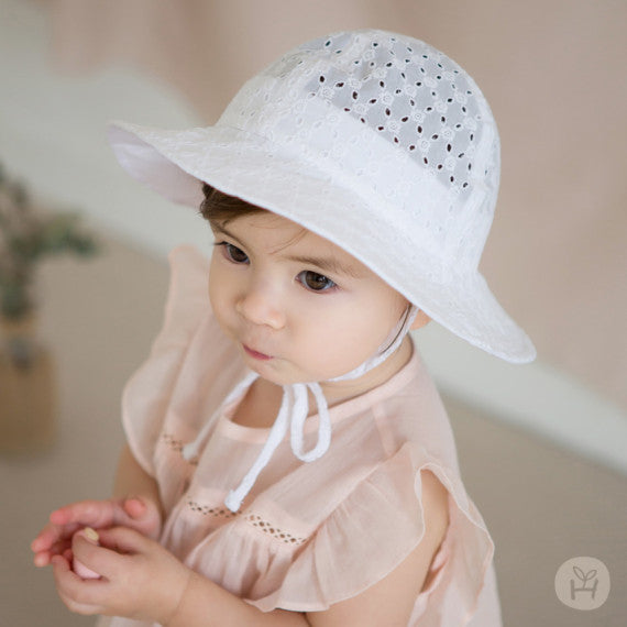 Miru eyelet sun hat
