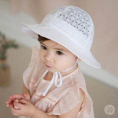 Miru eyelet sun hat