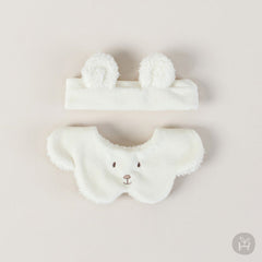 Hola bear baby bib + hairband set