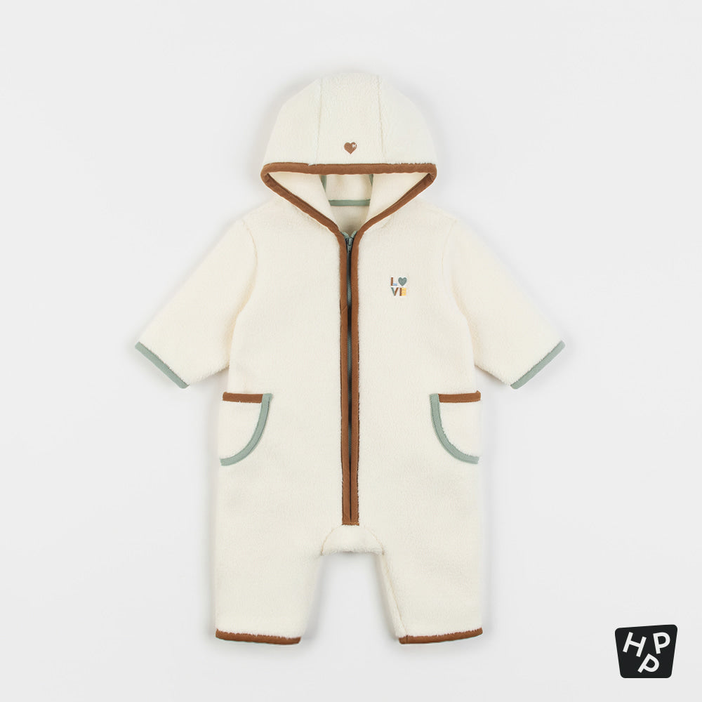 Roil Fleece Baby Coveralls