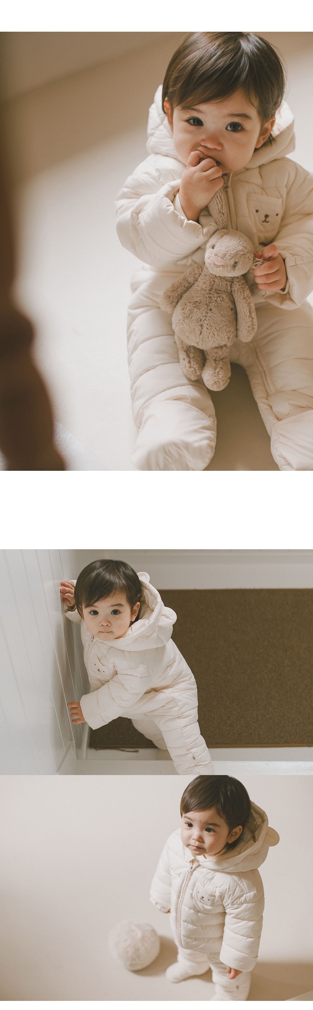 Bearboo vegan baby padded coveralls
