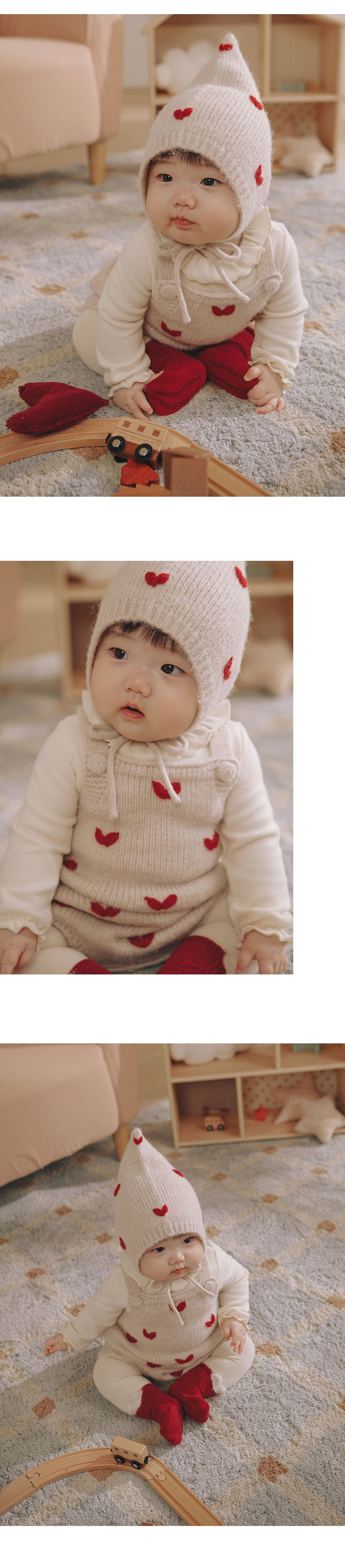 Bona Knit Baby Overall Set